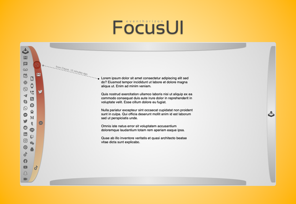 Fighting information overload: FocusUI